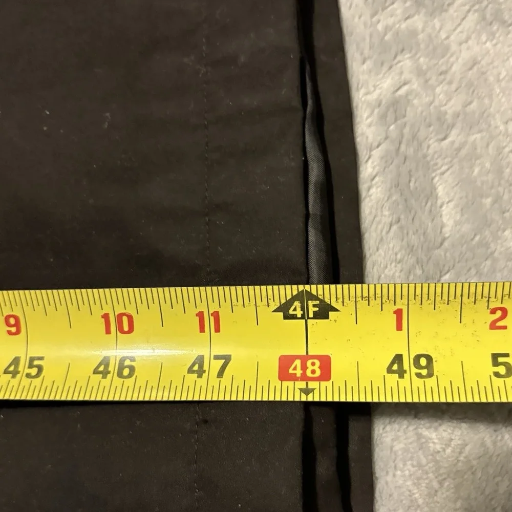 Newport Harbor Mens Trench Coat 44R Black All Weather Lining Long